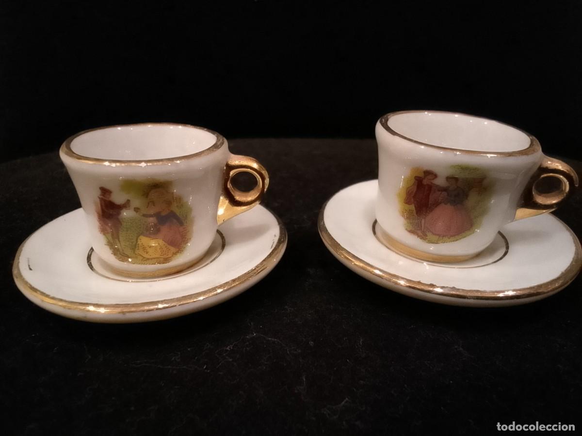 Casas de mu&ntilde;ecas: Juego de tazas de Caf&eacute; en Miniatura - Foto 1