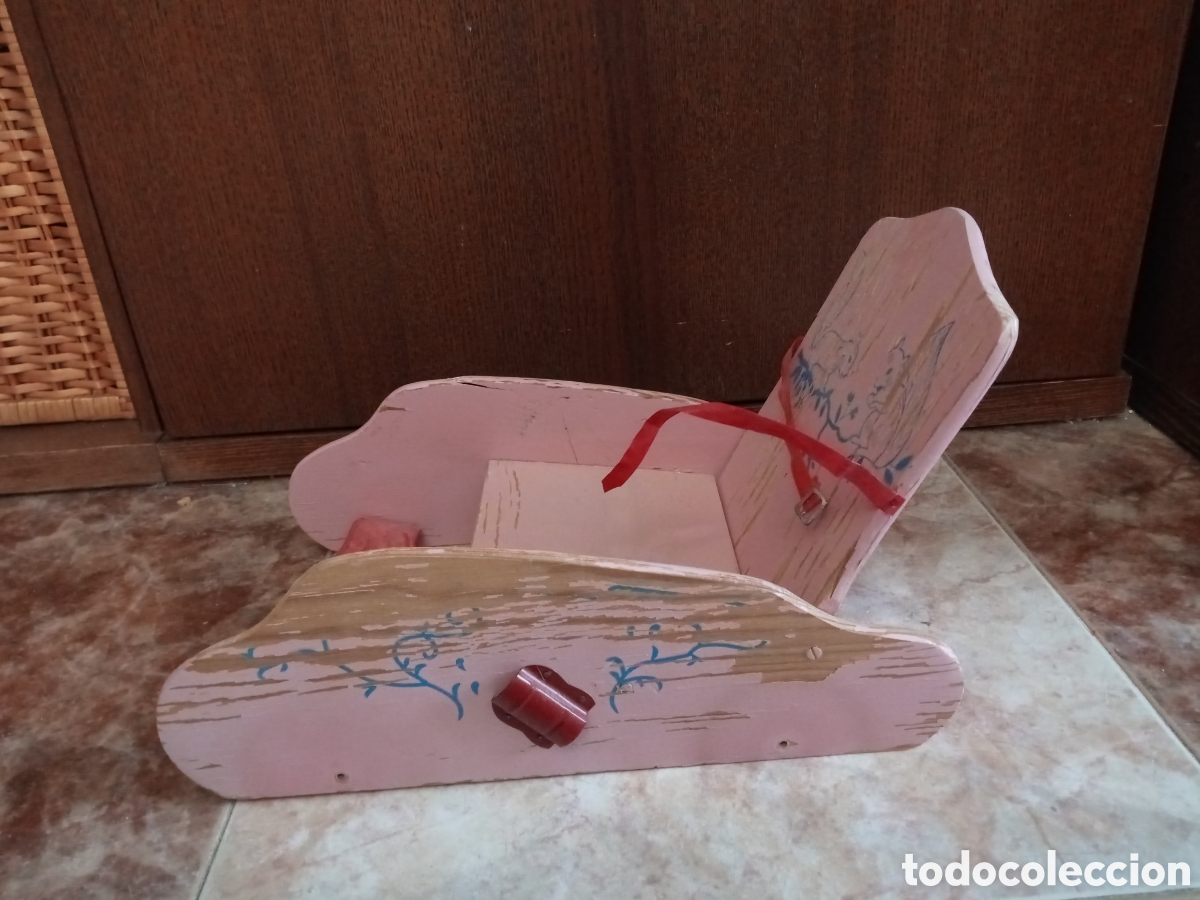 Casas de mu&ntilde;ecas: Silla antigua mu&ntilde;ecas Pay&aacute; - Foto 5