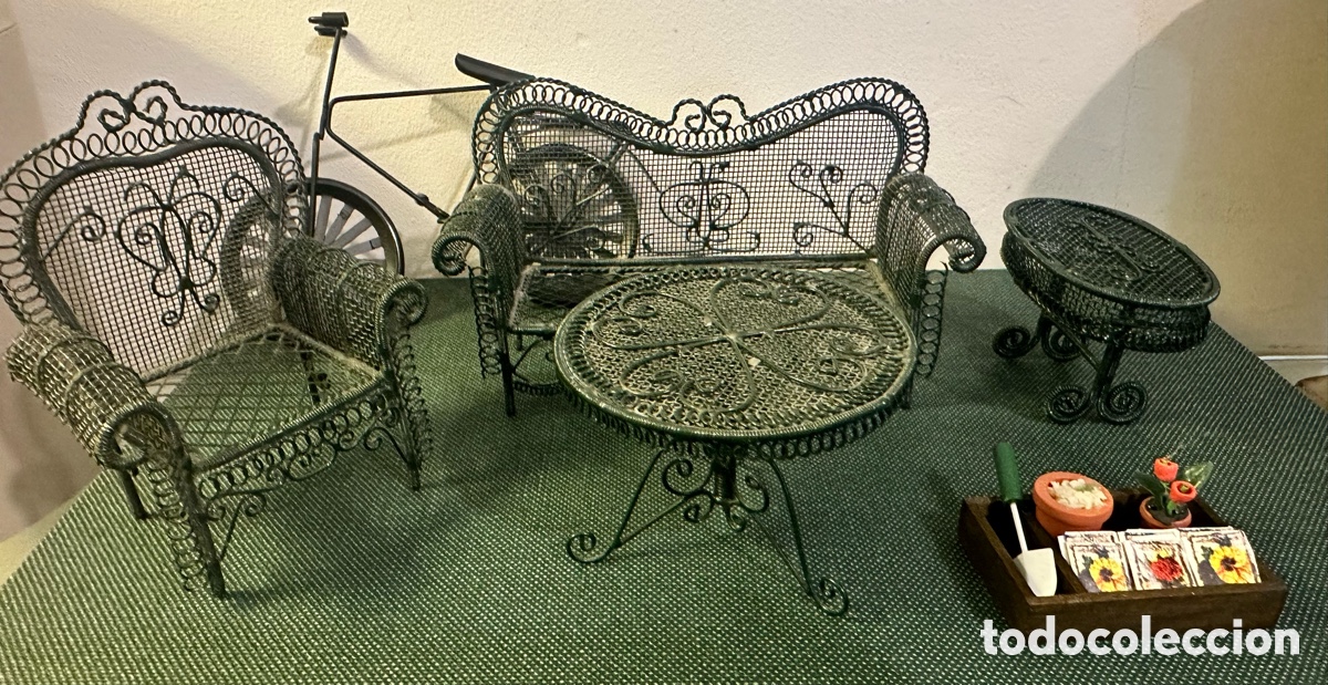 Casas de mu&ntilde;ecas: MOBILIARIO Y DECORACI&Oacute;N DE JARD&Iacute;N - Foto 1