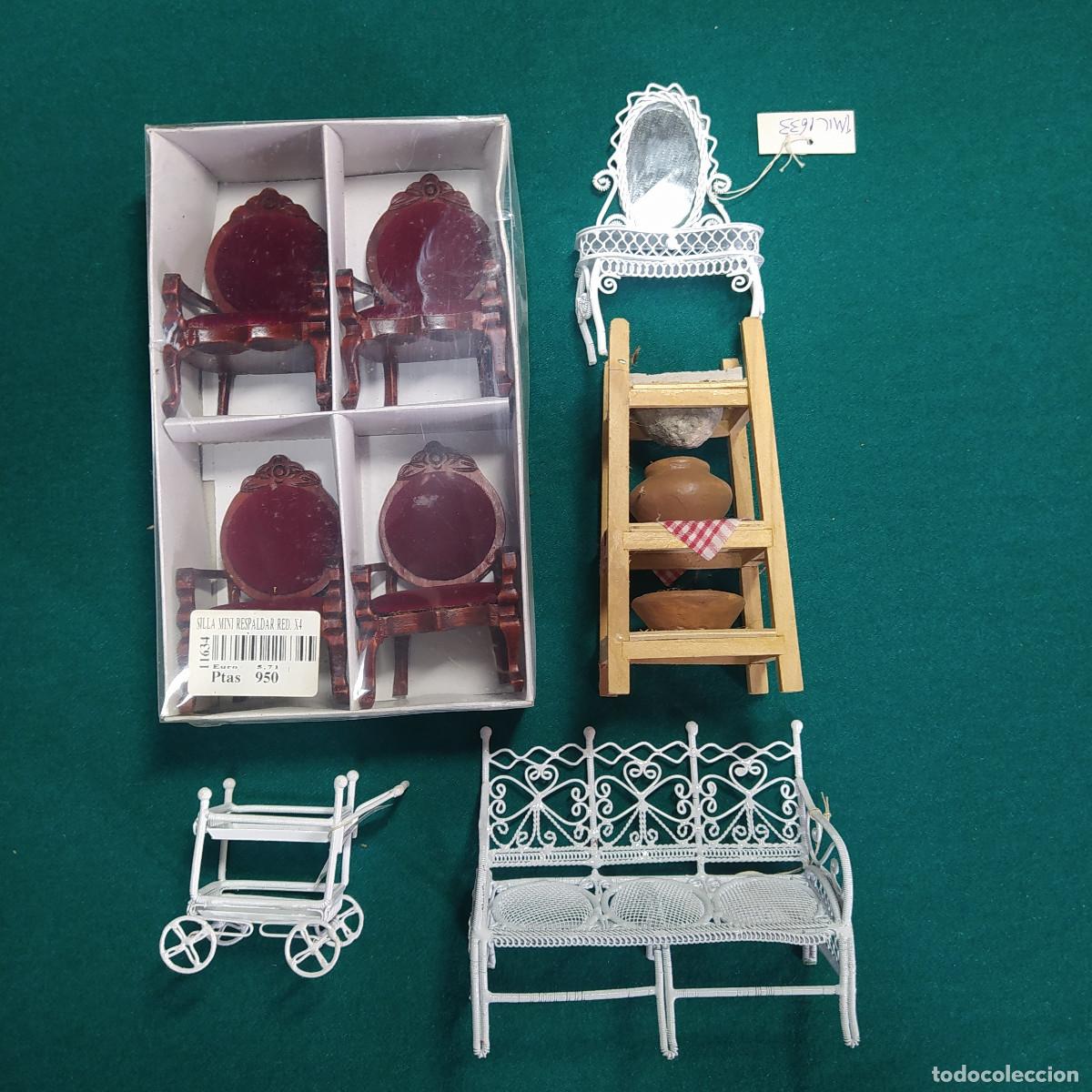 Casas de mu&ntilde;ecas: MUEBLES EN MINIATURA PARA CASA DE MU&Ntilde;ECAS - Foto 1