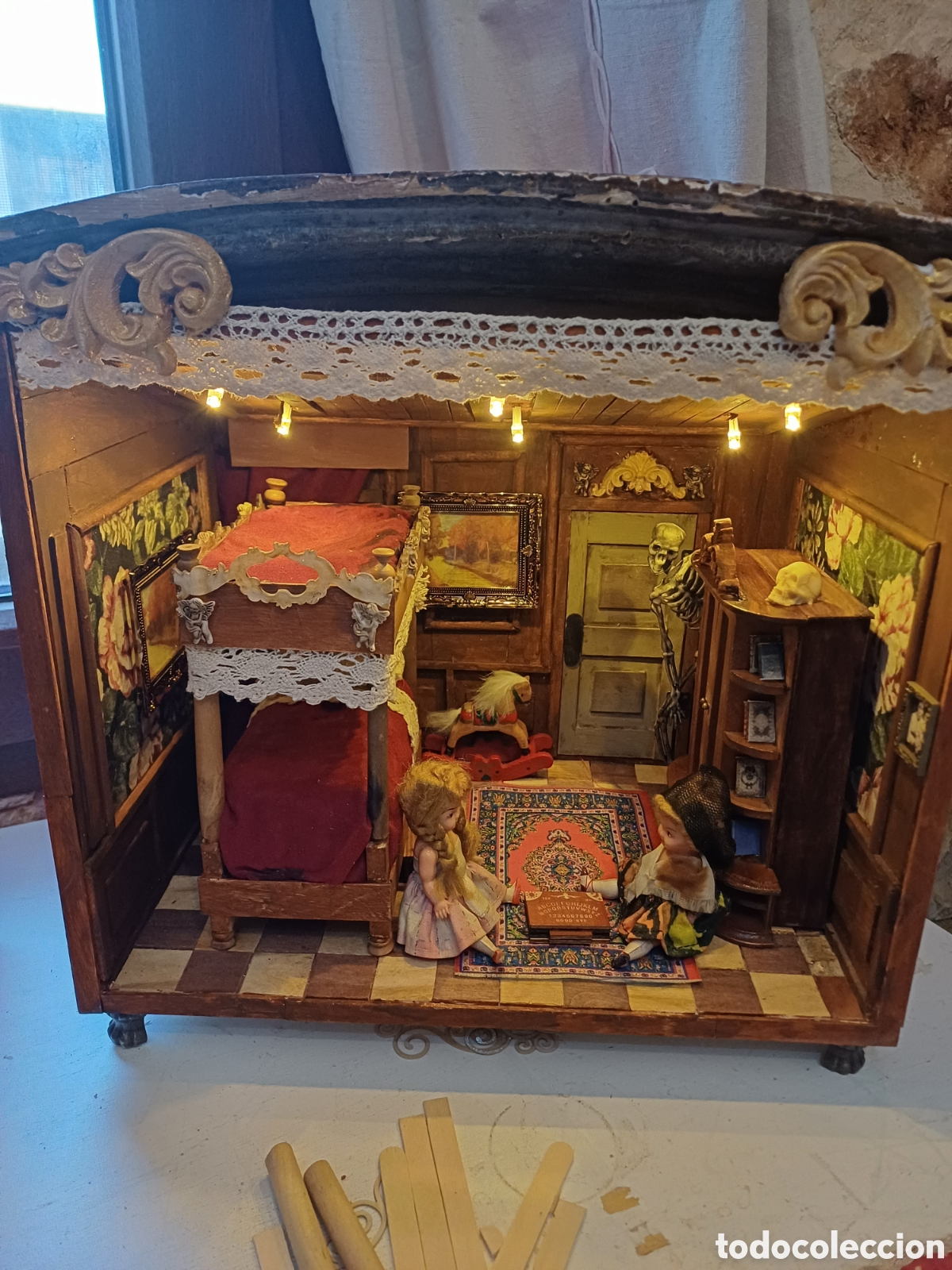 Casas de mu&ntilde;ecas: Diorama sesi&oacute;n de quija - Foto 1