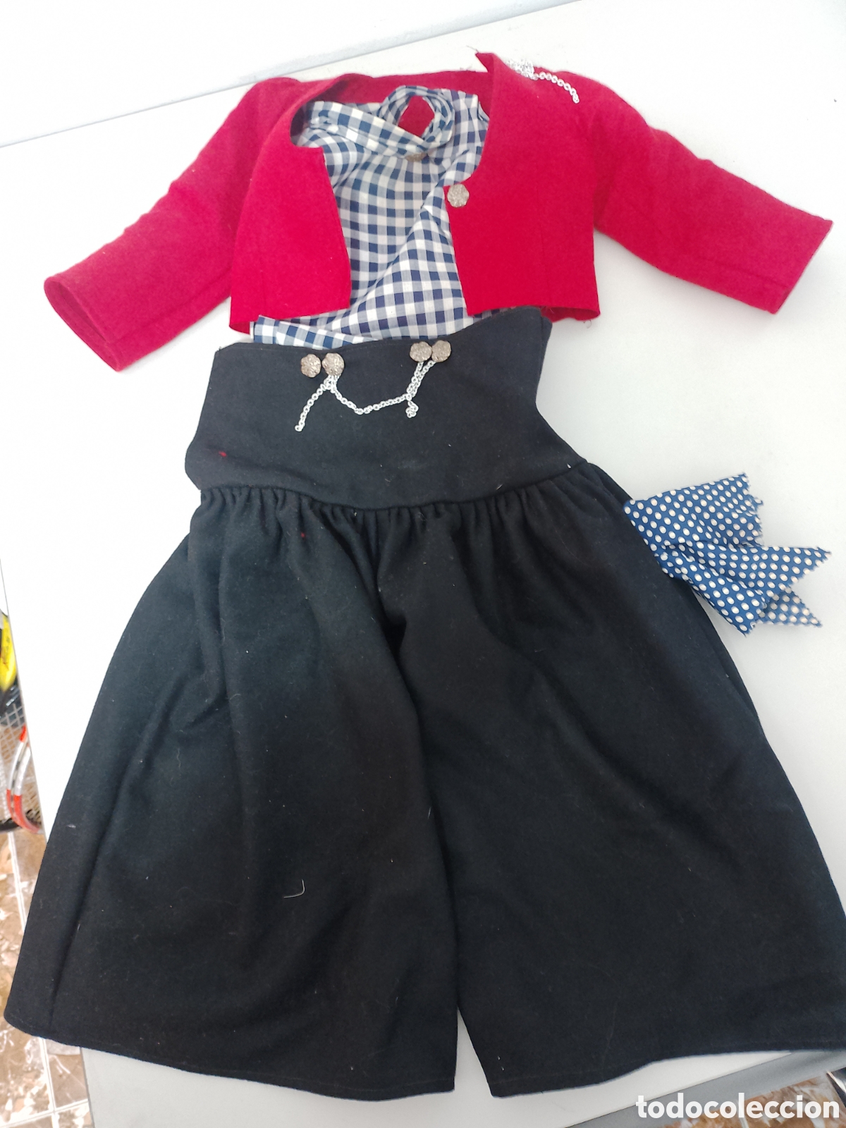 Casas de mu&ntilde;ecas: Complemento ropa para mu&ntilde;eca ,traje ruso para mu&ntilde;eca grande 80 cm - Foto 1