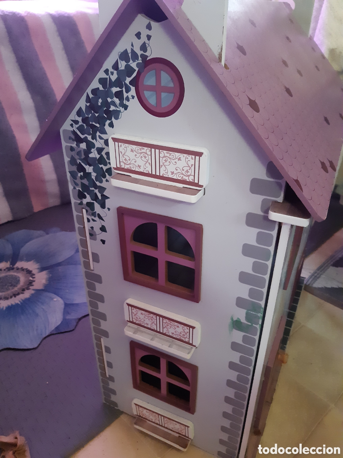 Casas de mu&ntilde;ecas: Casita de madera 2 pisos. - Foto 11