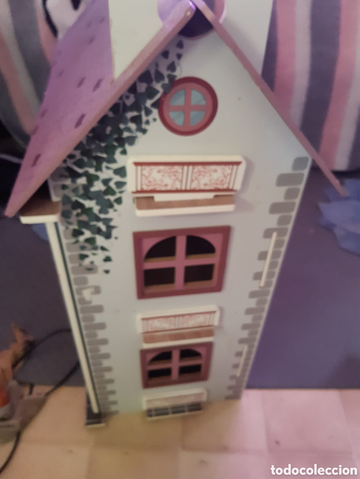 Casas de mu&ntilde;ecas: Casita de madera 2 pisos. - Foto 1