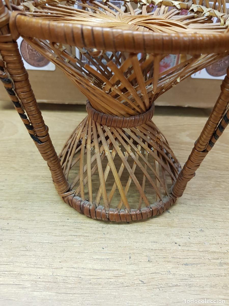 Casas de mu&ntilde;ecas: SILLON DE MIMBRE PARA MU&Ntilde;ECAS - Foto 3