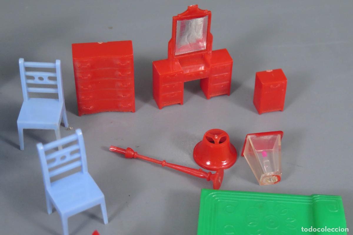 Casas de mu&ntilde;ecas: CONJUNTO DE MOBILIARIO DE CASA DE MU&Ntilde;ECAS. KLEEWARE - Foto 2