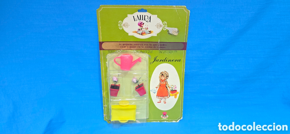 Casas de mu&ntilde;ecas: BLISTER COMPLEMENTOS MU&Ntilde;ECA LAURA JARDINERA - Foto 1