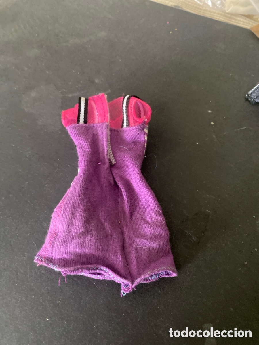 Casas de mu&ntilde;ecas: Vestido morado y rosa Barbie - Foto 2