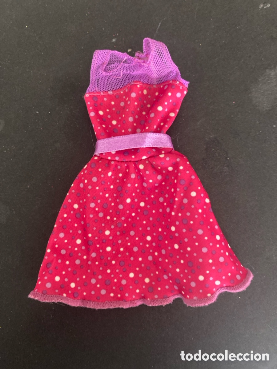 Casas de mu&ntilde;ecas: Vestido de lunares Barbie - Foto 1