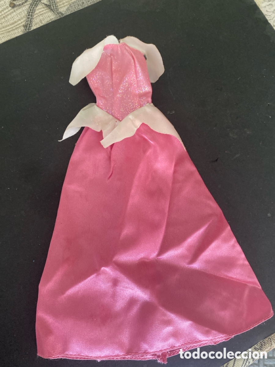 Casas de mu&ntilde;ecas: Vestido rosa Bella durmiente - Foto 1