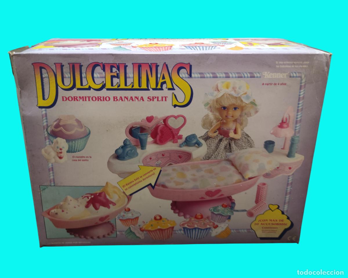 Casas de mu&ntilde;ecas: Dulcelinas dormitorio banana SPLIT- MB a&ntilde;o 1991 - Foto 5