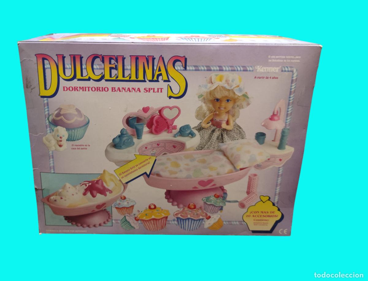 Casas de mu&ntilde;ecas: Dulcelinas dormitorio banana SPLIT- MB a&ntilde;o 1991 - Foto 1