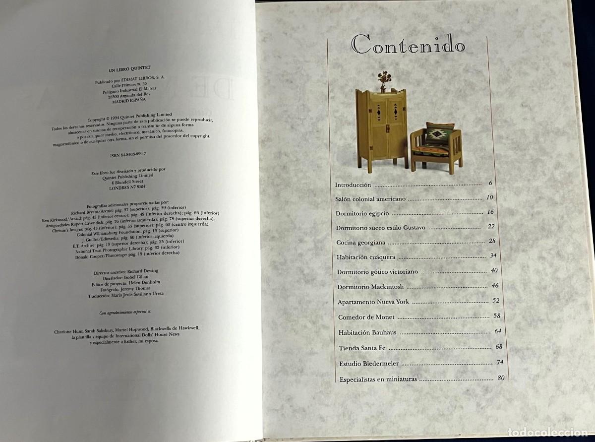 Casas de mu&ntilde;ecas: LIBRO DECORACION DE CASAS DE MU&Ntilde;ECAS, COMO NUEVO - FLA - Foto 2