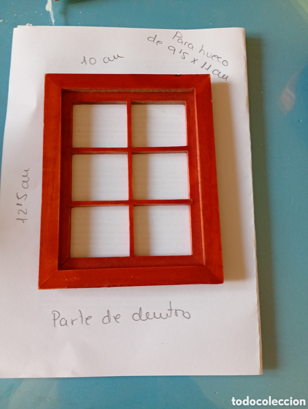 Casas de mu&ntilde;ecas: Ventanas miniatura de madera - Foto 5