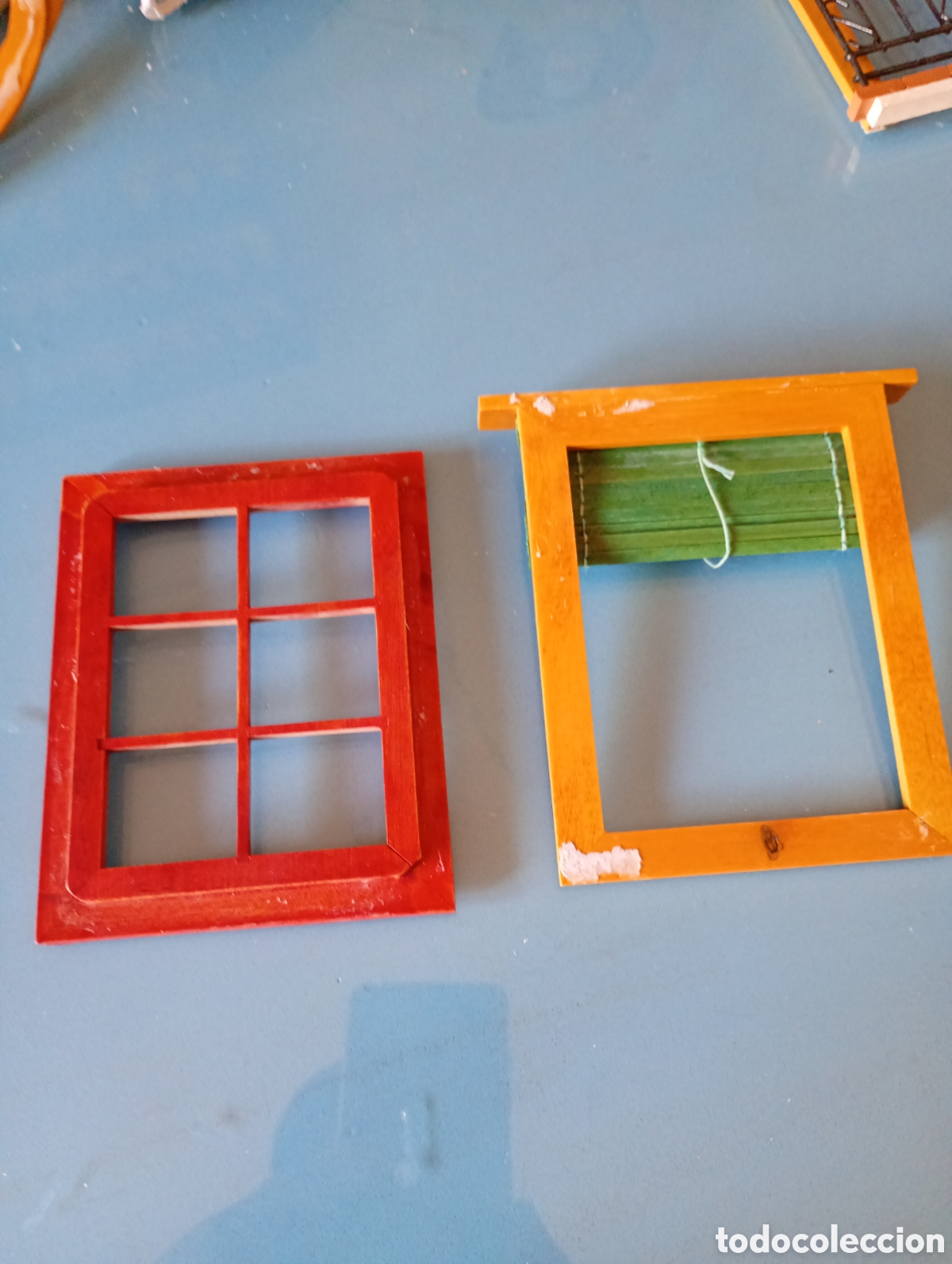 Casas de mu&ntilde;ecas: Ventanas miniatura de madera - Foto 1
