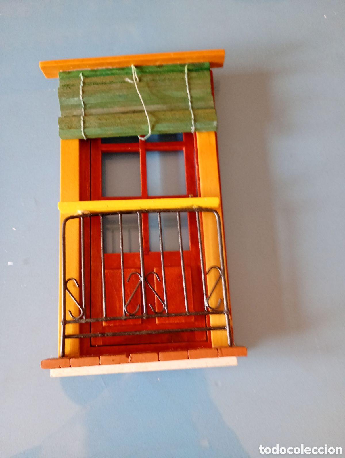 Casas de mu&ntilde;ecas: Puerta de madera miniatura - Foto 6