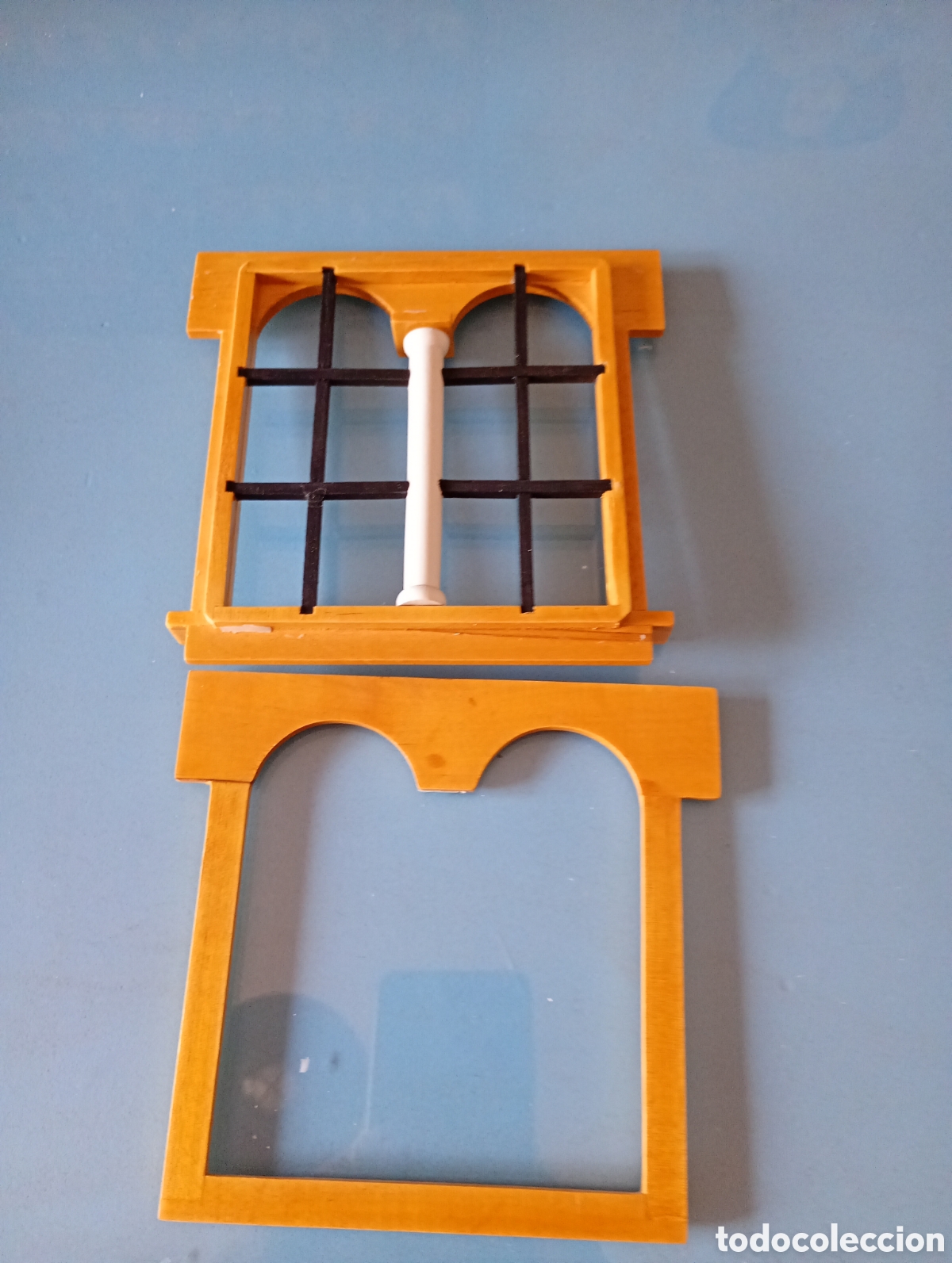 Casas de mu&ntilde;ecas: Ventanas de madera miniatura - Foto 2