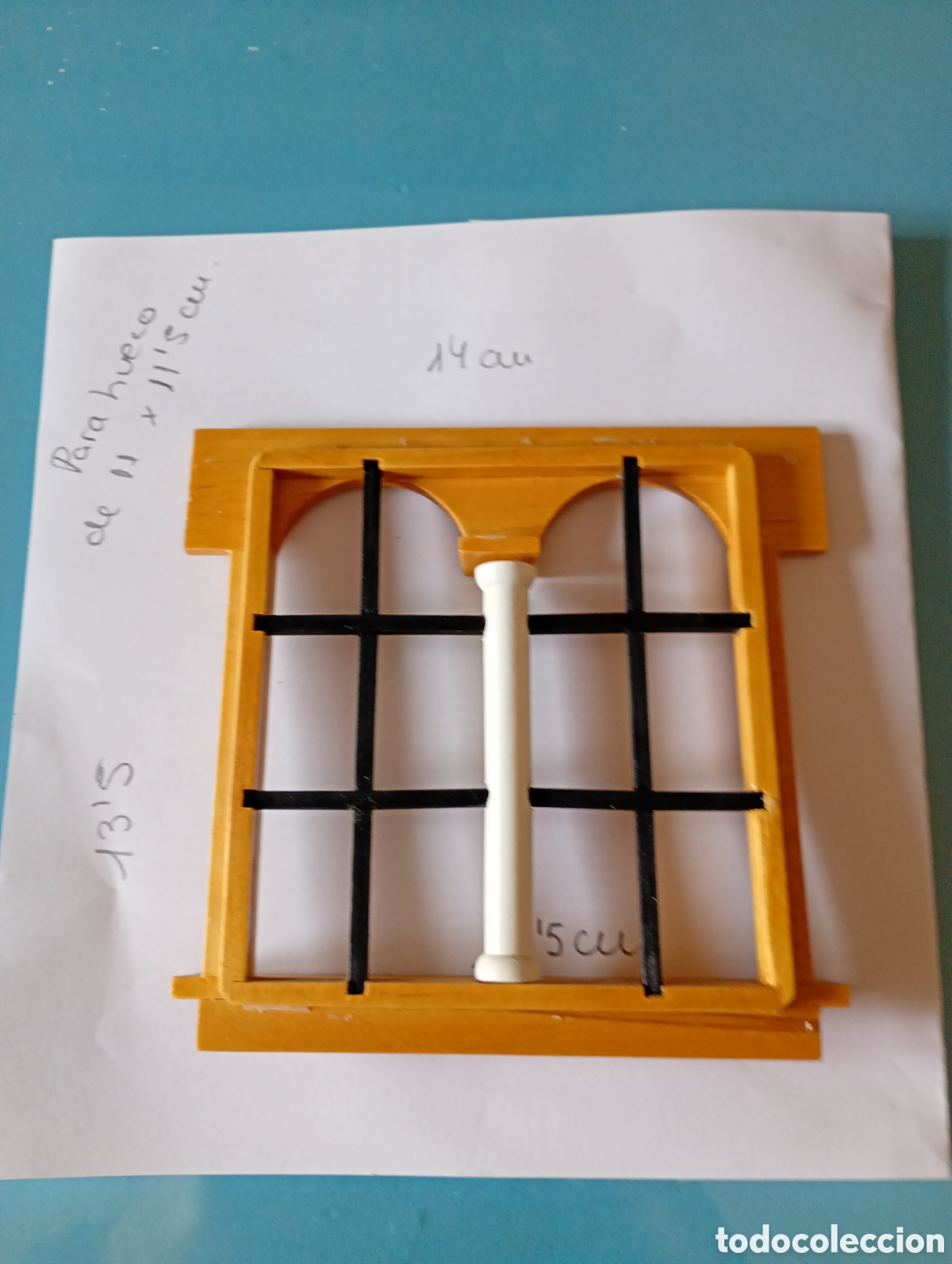 Casas de mu&ntilde;ecas: Ventanas de madera miniatura - Foto 3