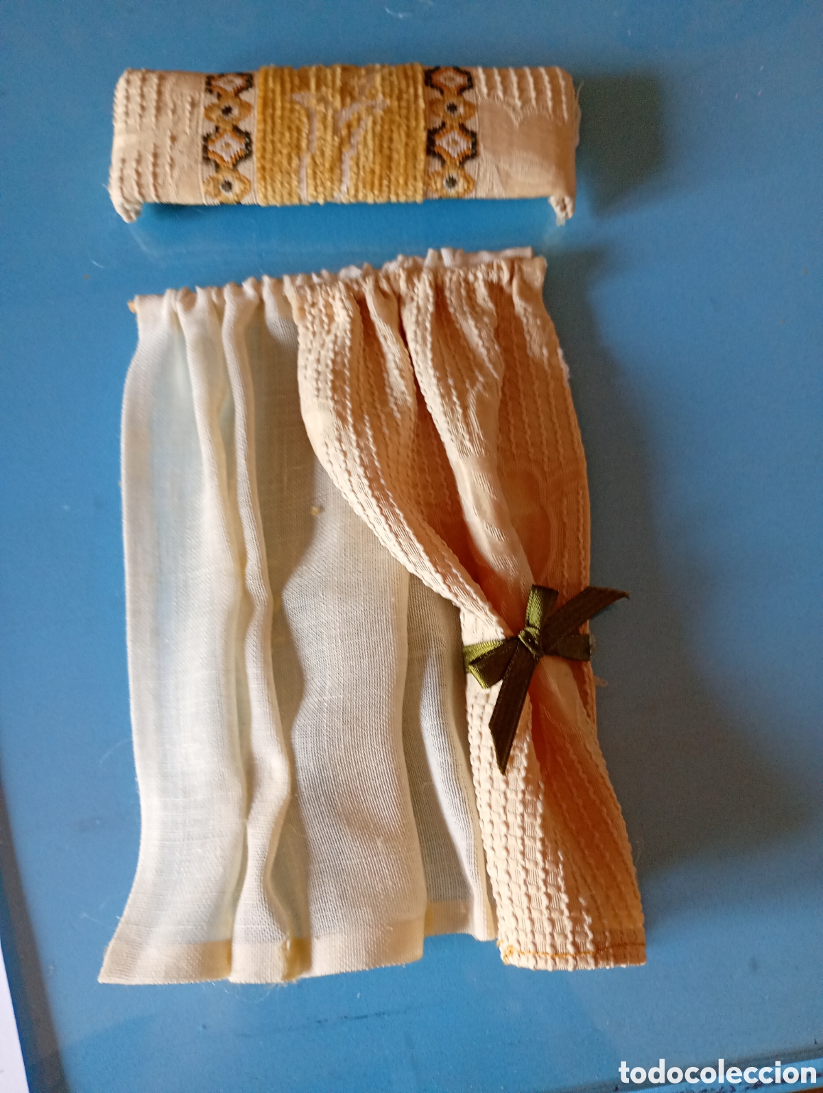Casas de mu&ntilde;ecas: Cortinas para puerta en miniatura - Foto 2