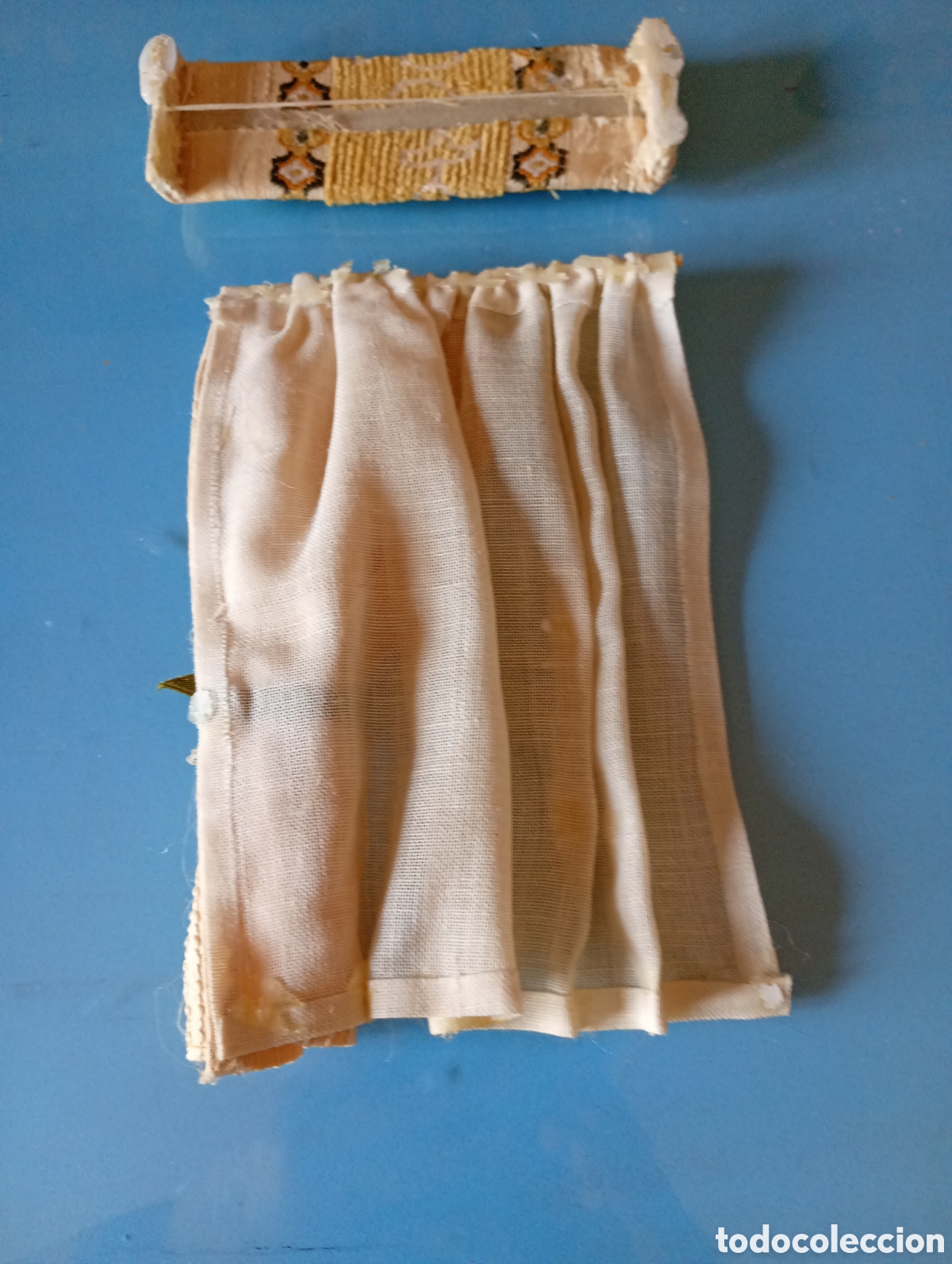 Casas de mu&ntilde;ecas: Cortinas para puerta en miniatura - Foto 3