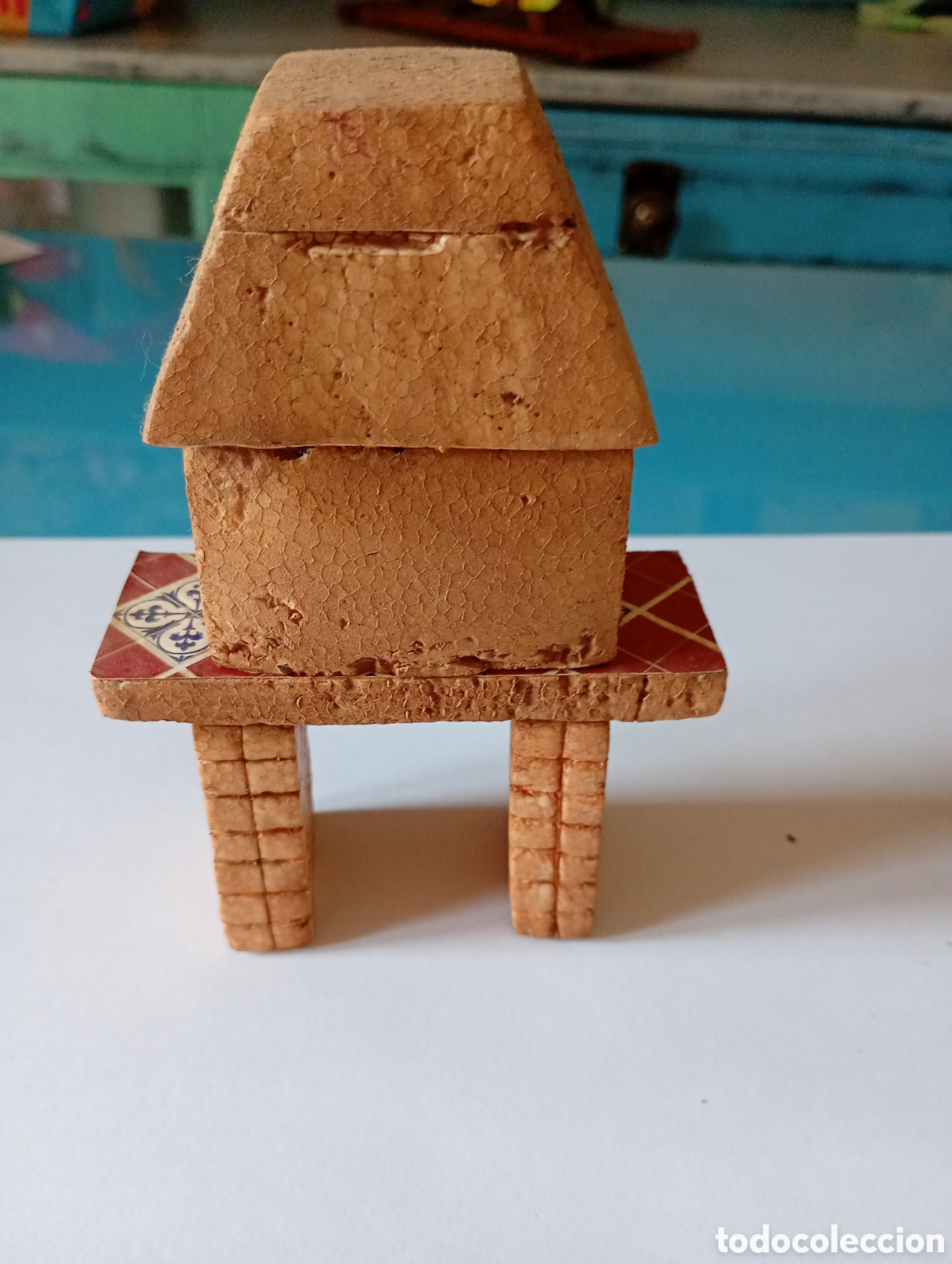 Casas de mu&ntilde;ecas: Barbacoa con le&ntilde;a en miniatura - Foto 2
