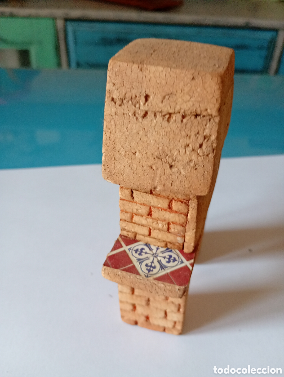 Casas de mu&ntilde;ecas: Barbacoa con le&ntilde;a en miniatura - Foto 3