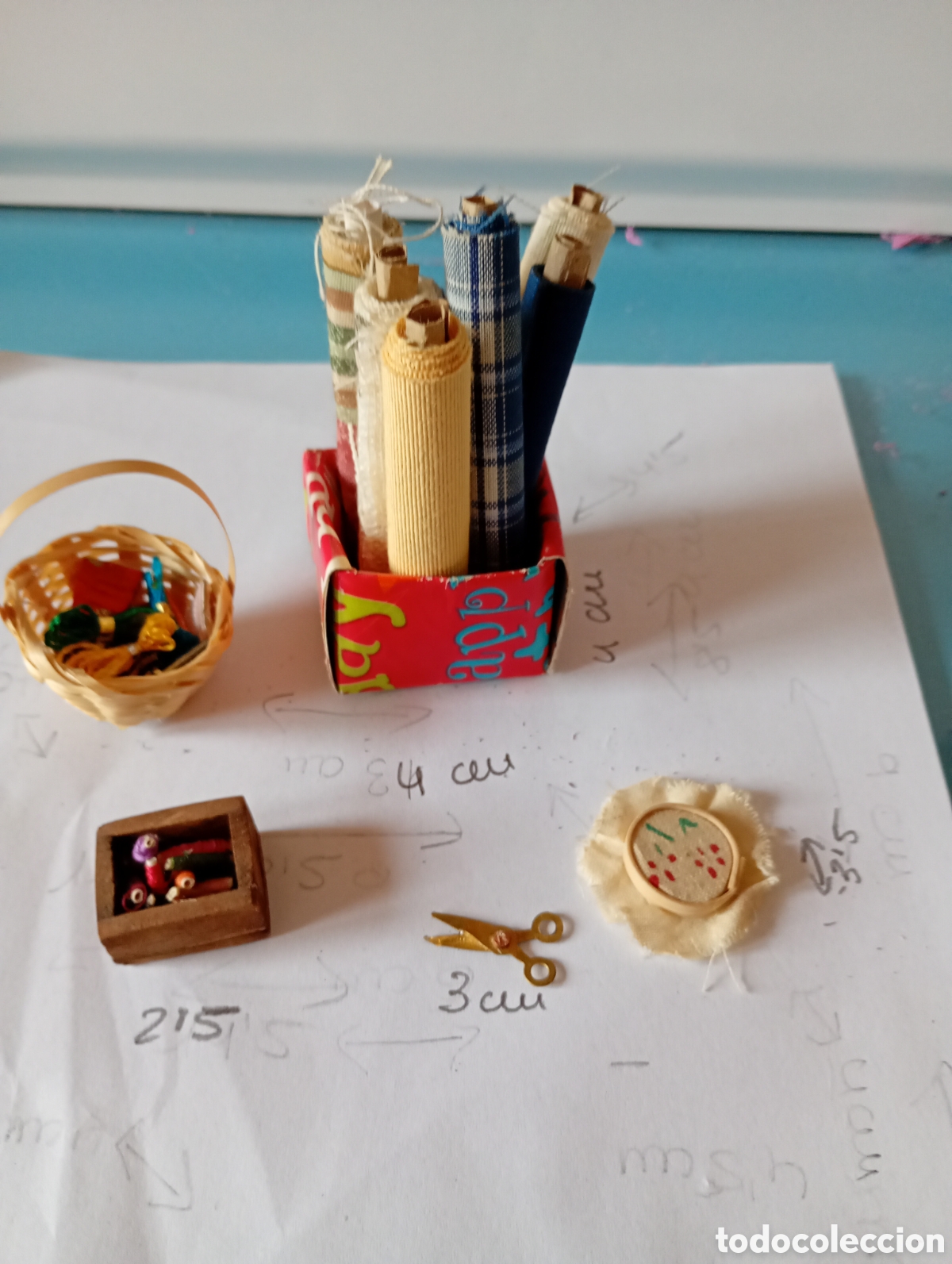 Casas de mu&ntilde;ecas: Costura y telas en miniatura - Foto 4