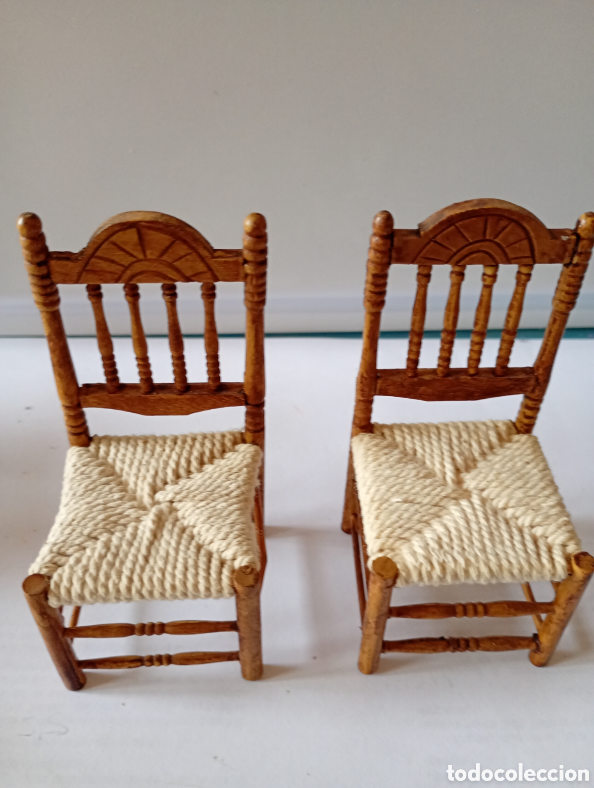 Casas de mu&ntilde;ecas: Mesa y sillas para casa de mu&ntilde;ecas - Foto 6