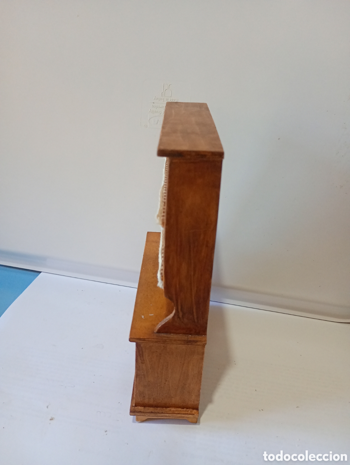 Casas de mu&ntilde;ecas: Mueble alacena de madera en miniatura - Foto 6