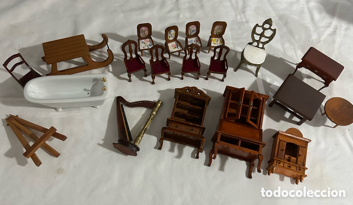 Casas de mu&ntilde;ecas: MINIATURAS DE TAMA&Ntilde;O Y MATERIALES VARIOS - Foto 1
