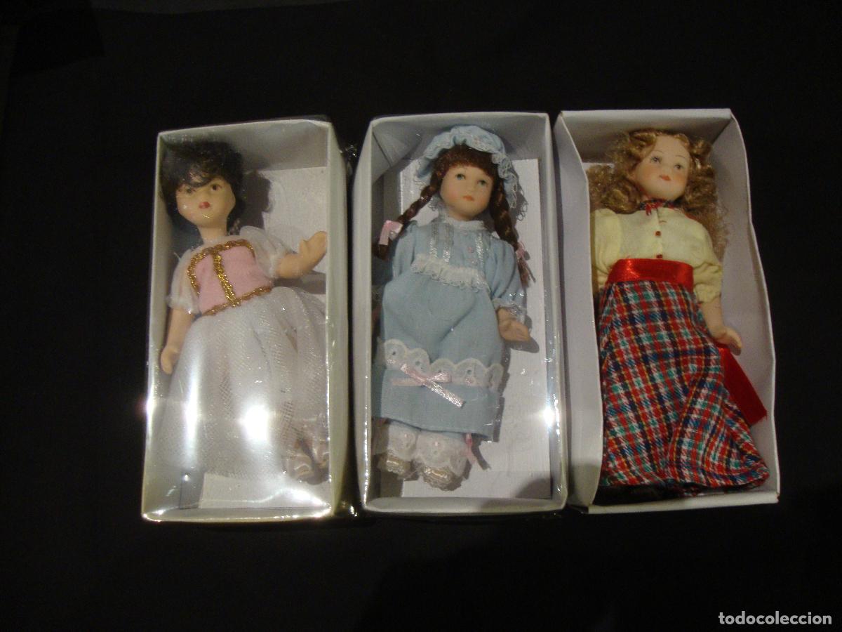 Casas de mu&ntilde;ecas: LOTE DE 3 MU&Ntilde;ECAS CASA DE MU&Ntilde;ECAS VICTORIAN DOLLS - Foto 1