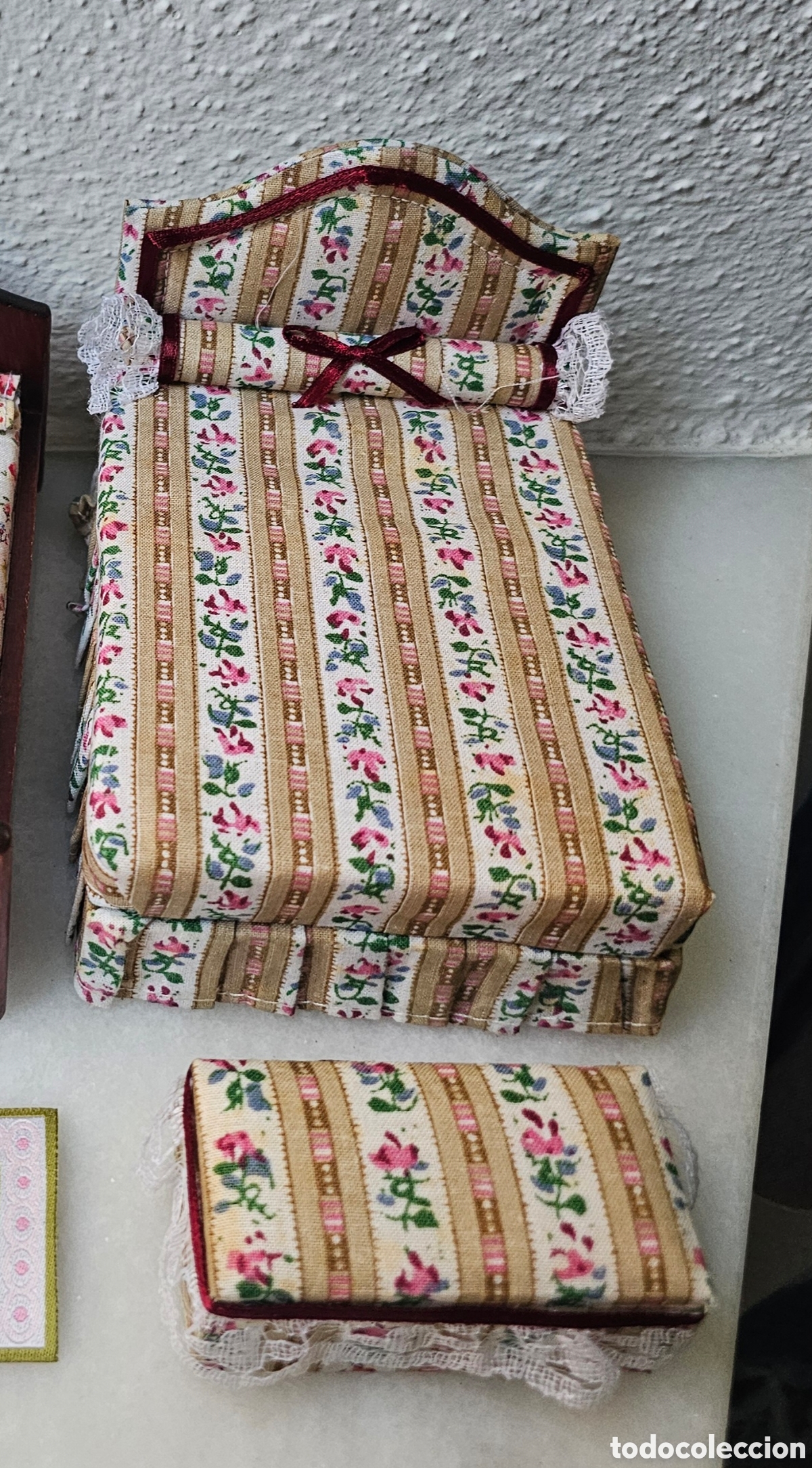 Casas de mu&ntilde;ecas: Lote dormitorio miniatura casa de mu&ntilde;ecas - Foto 2