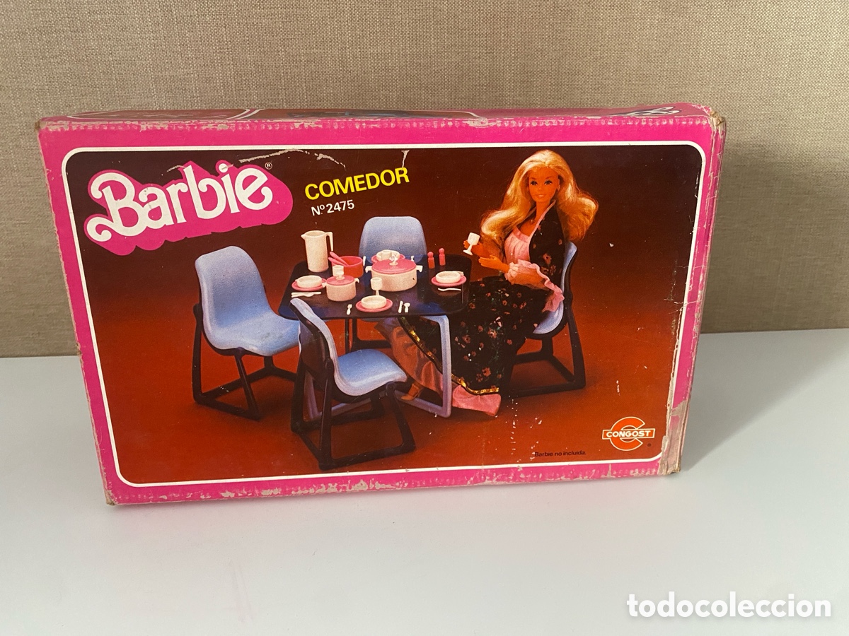 Casas de mu&ntilde;ecas: Comedor Barbie a&ntilde;os 80 - Foto 1