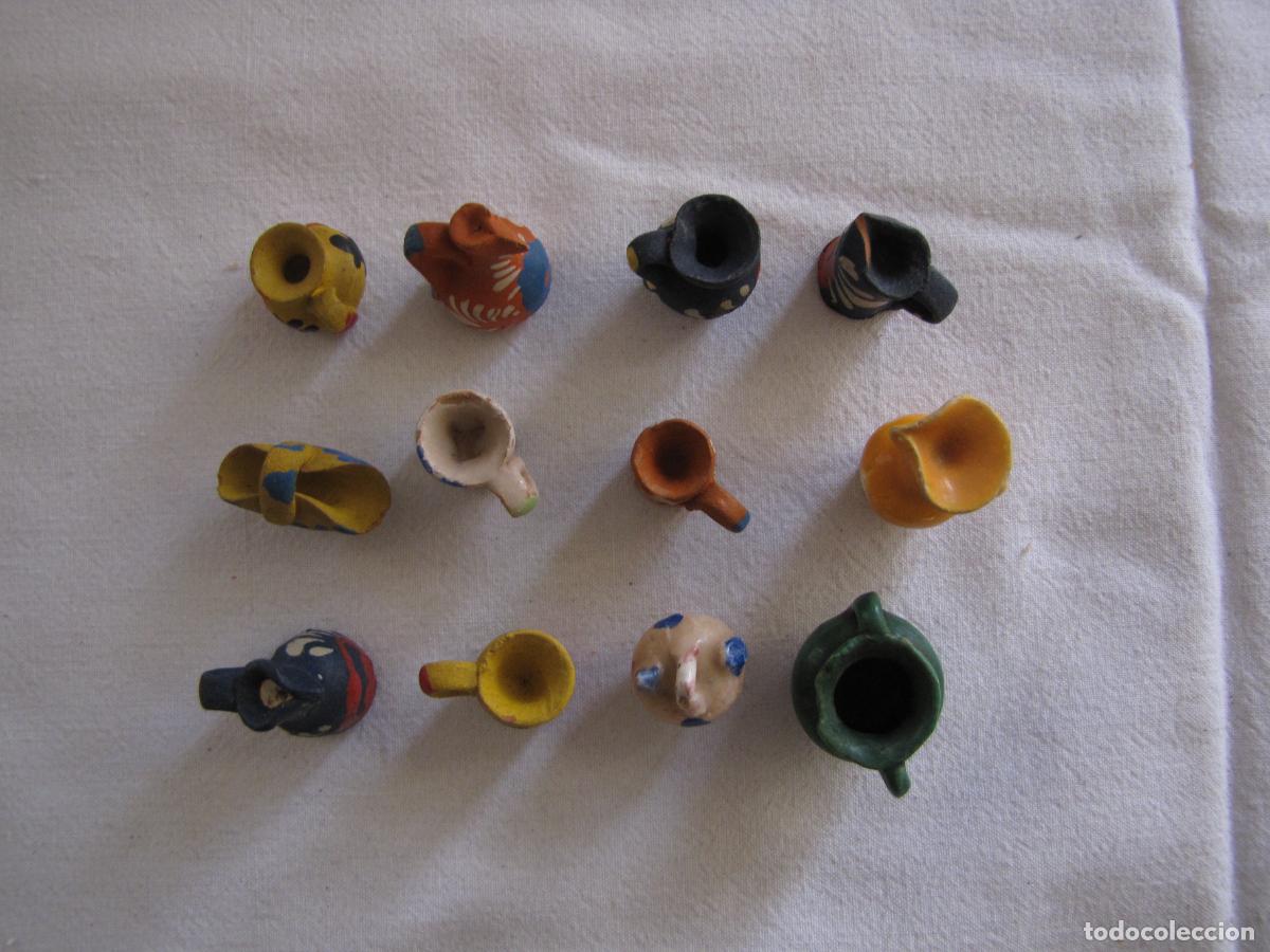 Casas de mu&ntilde;ecas: 86.- Colecci&oacute;n de 12 cer&aacute;micas en miniatura - Foto 3