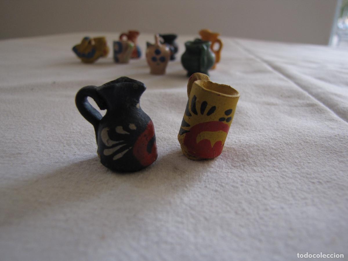 Casas de mu&ntilde;ecas: 86.- Colecci&oacute;n de 12 cer&aacute;micas en miniatura - Foto 4