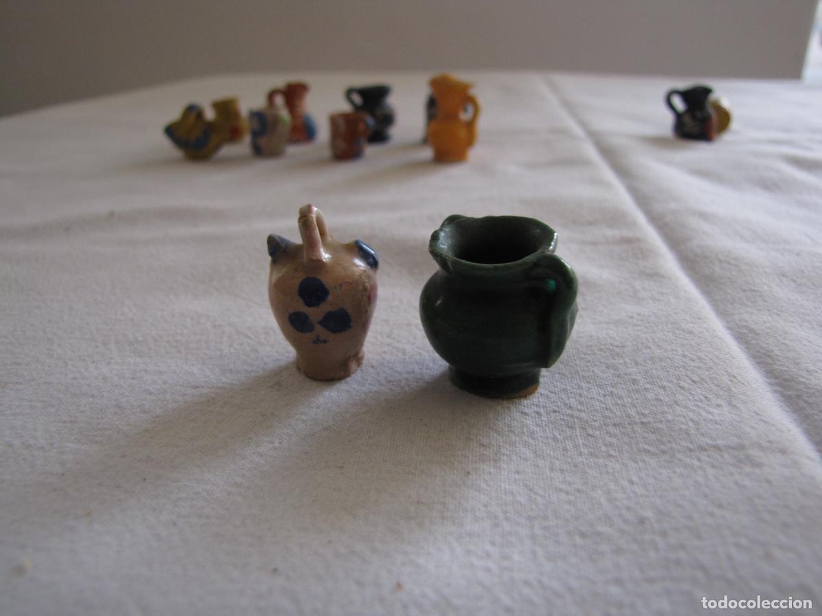 Casas de mu&ntilde;ecas: 86.- Colecci&oacute;n de 12 cer&aacute;micas en miniatura - Foto 5