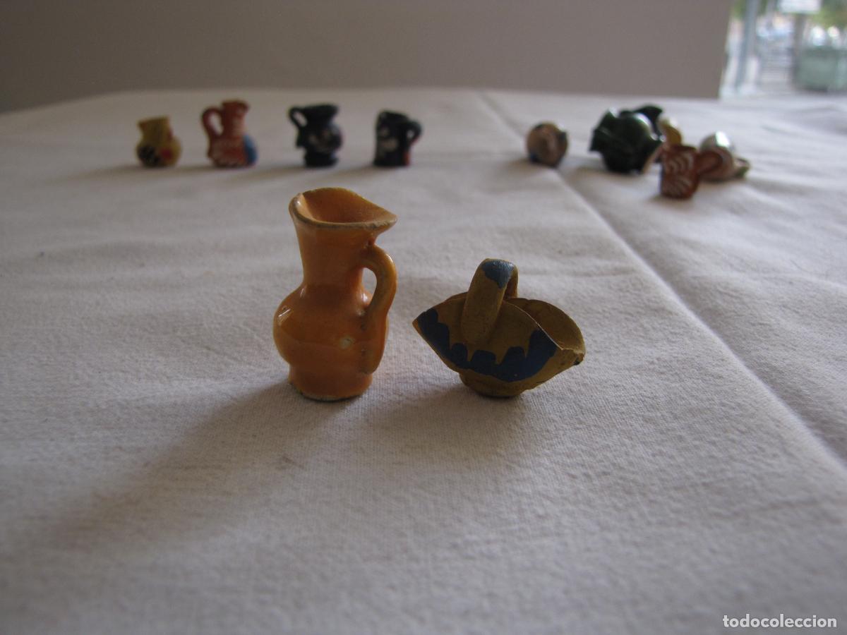 Casas de mu&ntilde;ecas: 86.- Colecci&oacute;n de 12 cer&aacute;micas en miniatura - Foto 7
