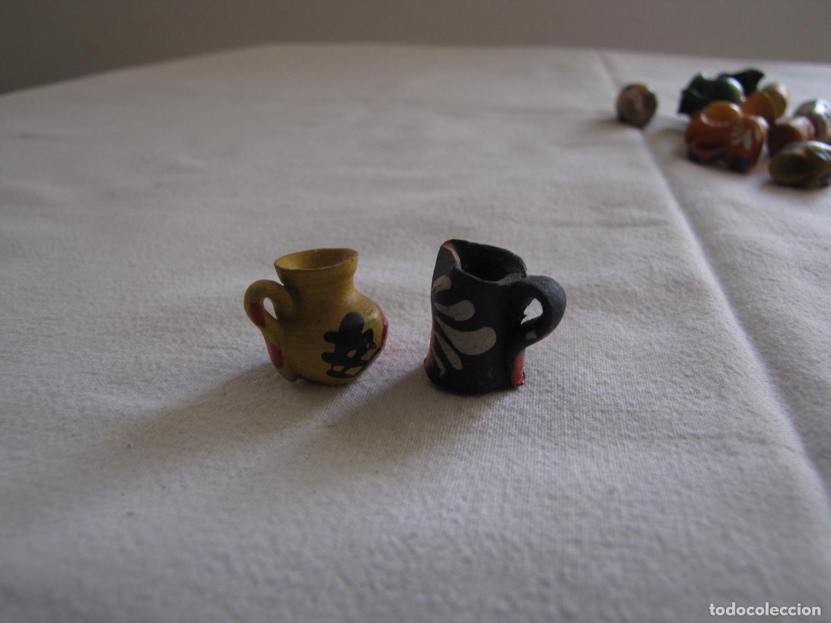 Casas de mu&ntilde;ecas: 86.- Colecci&oacute;n de 12 cer&aacute;micas en miniatura - Foto 9