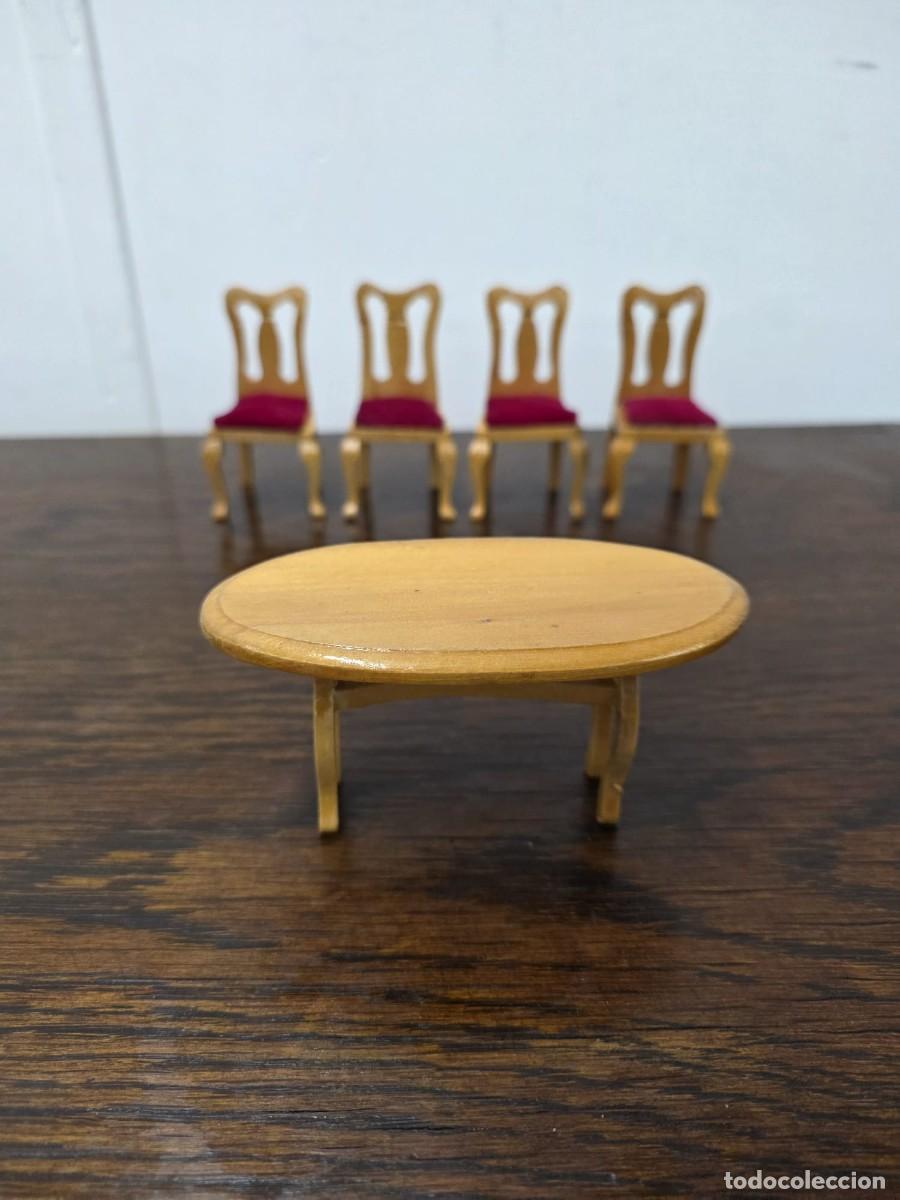 Casas de mu&ntilde;ecas: CONJUNTO MUEBLES DE MADERA CASA MU&Ntilde;ECAS - Foto 3