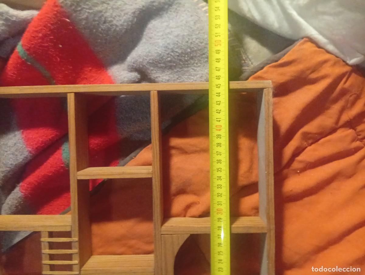 Casas de mu&ntilde;ecas: Casa madera pared poner miniaturas - Foto 9