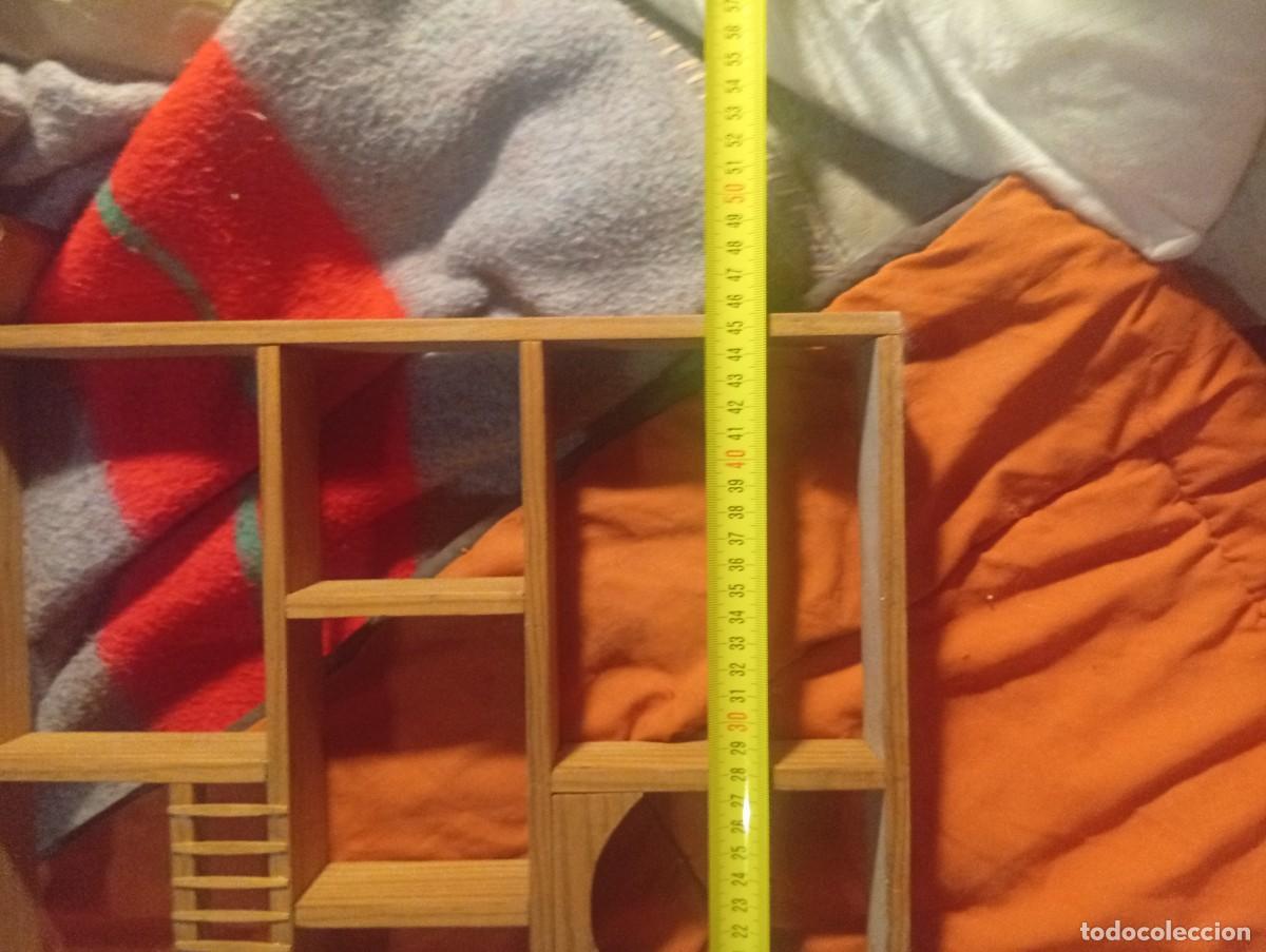 Casas de mu&ntilde;ecas: Casa madera pared poner miniaturas - Foto 10