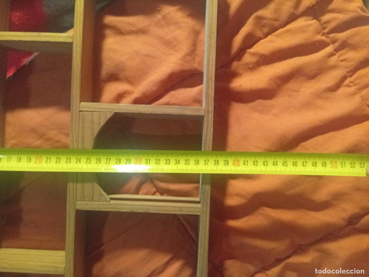 Casas de mu&ntilde;ecas: Casa madera pared poner miniaturas - Foto 15