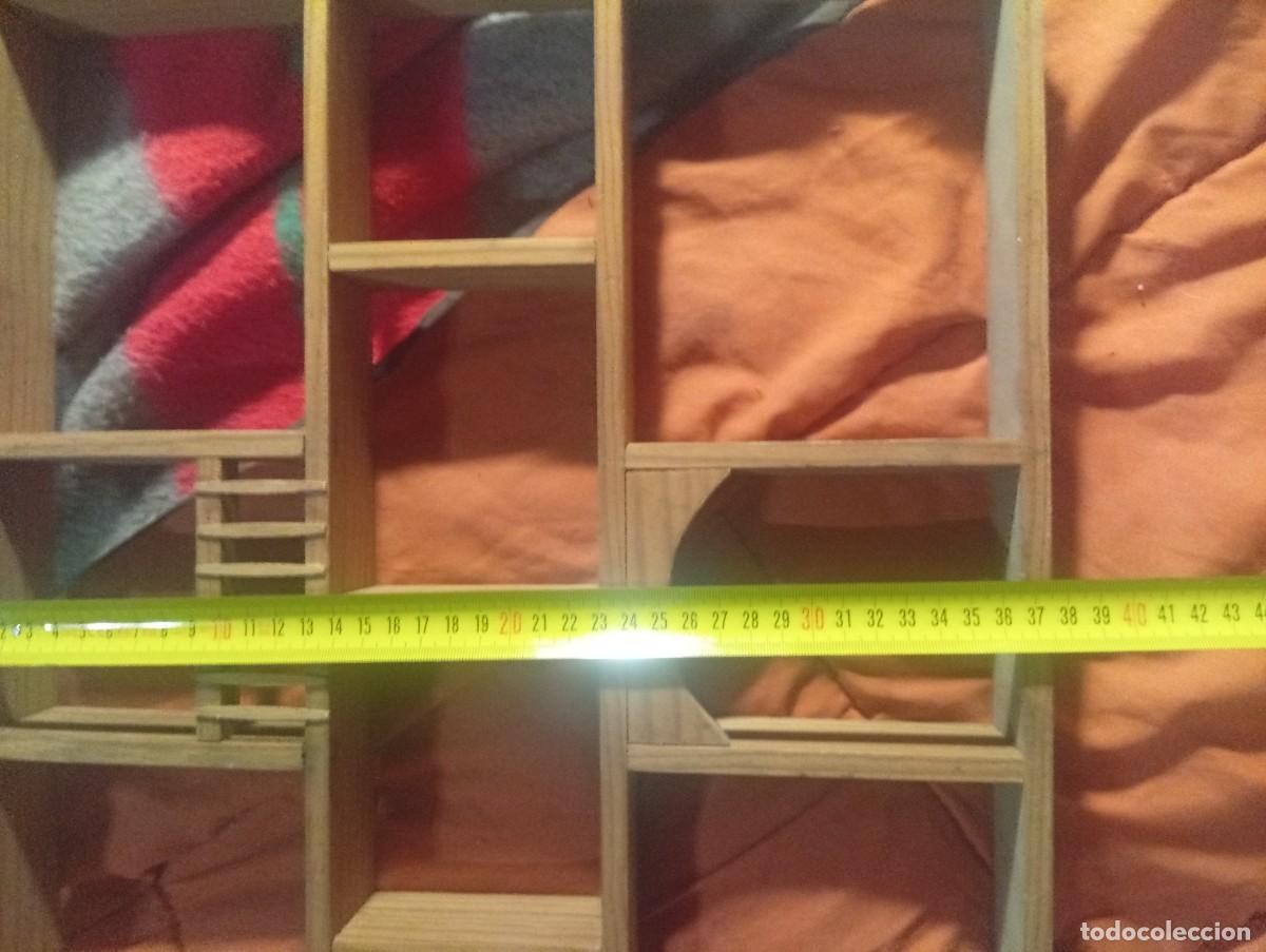 Casas de mu&ntilde;ecas: Casa madera pared poner miniaturas - Foto 17