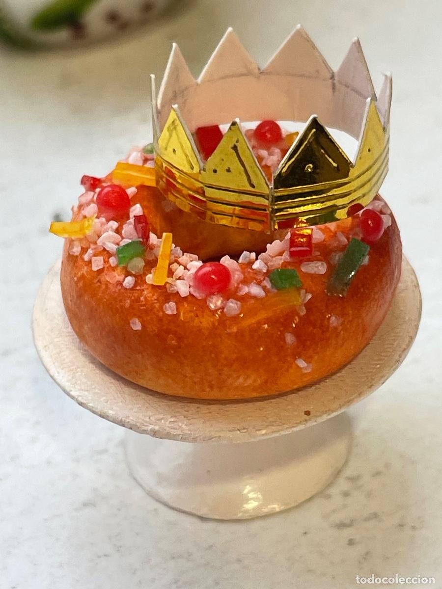 Casas de mu&ntilde;ecas: Rosc&oacute;n de Reyes en miniatura casa de mu&ntilde;ecas - Foto 2