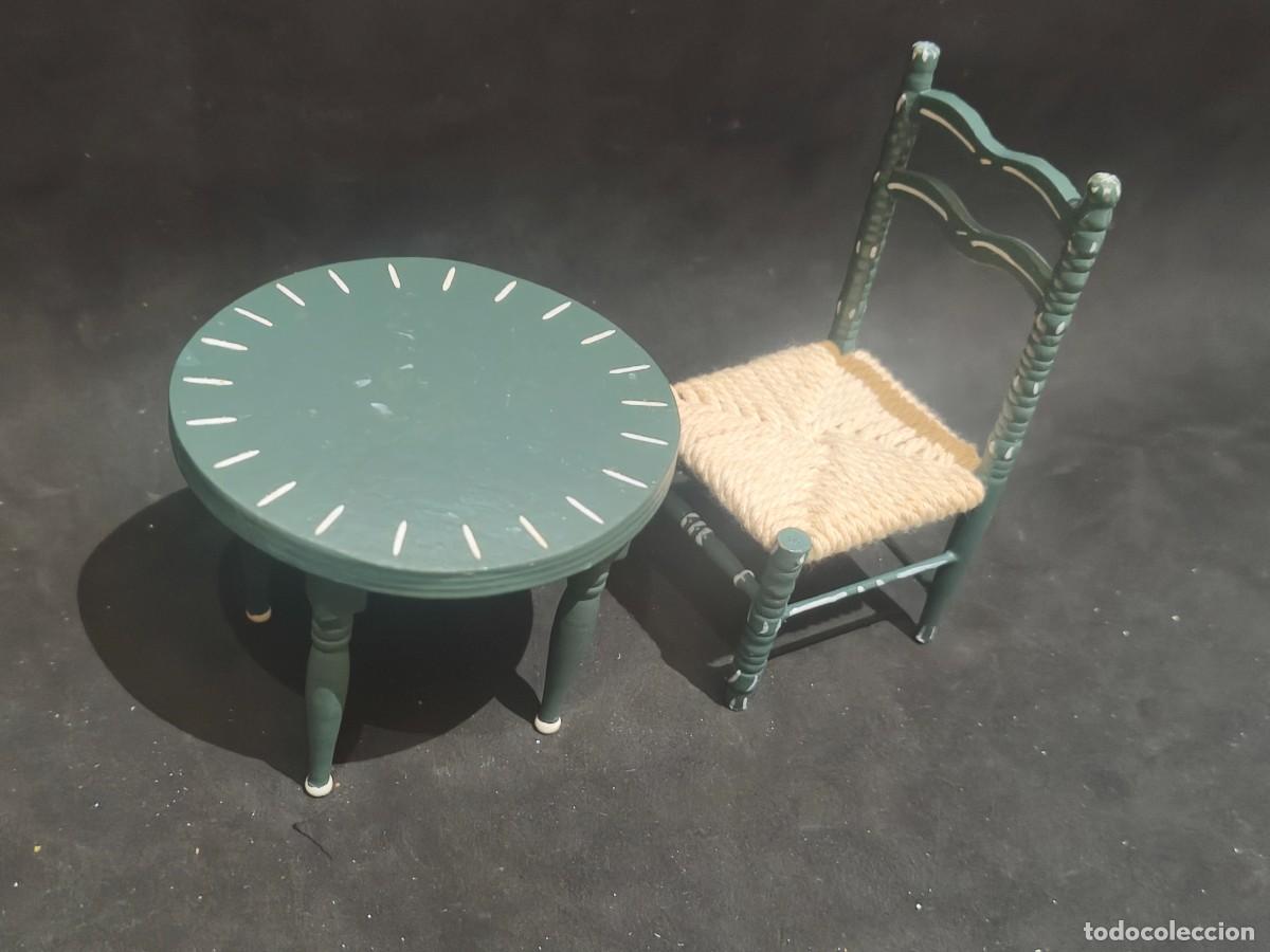 Casas de mu&ntilde;ecas: MESA Y SILLA CASA DE MU&Ntilde;ECAS , LEER DESCRIPCION - Foto 1
