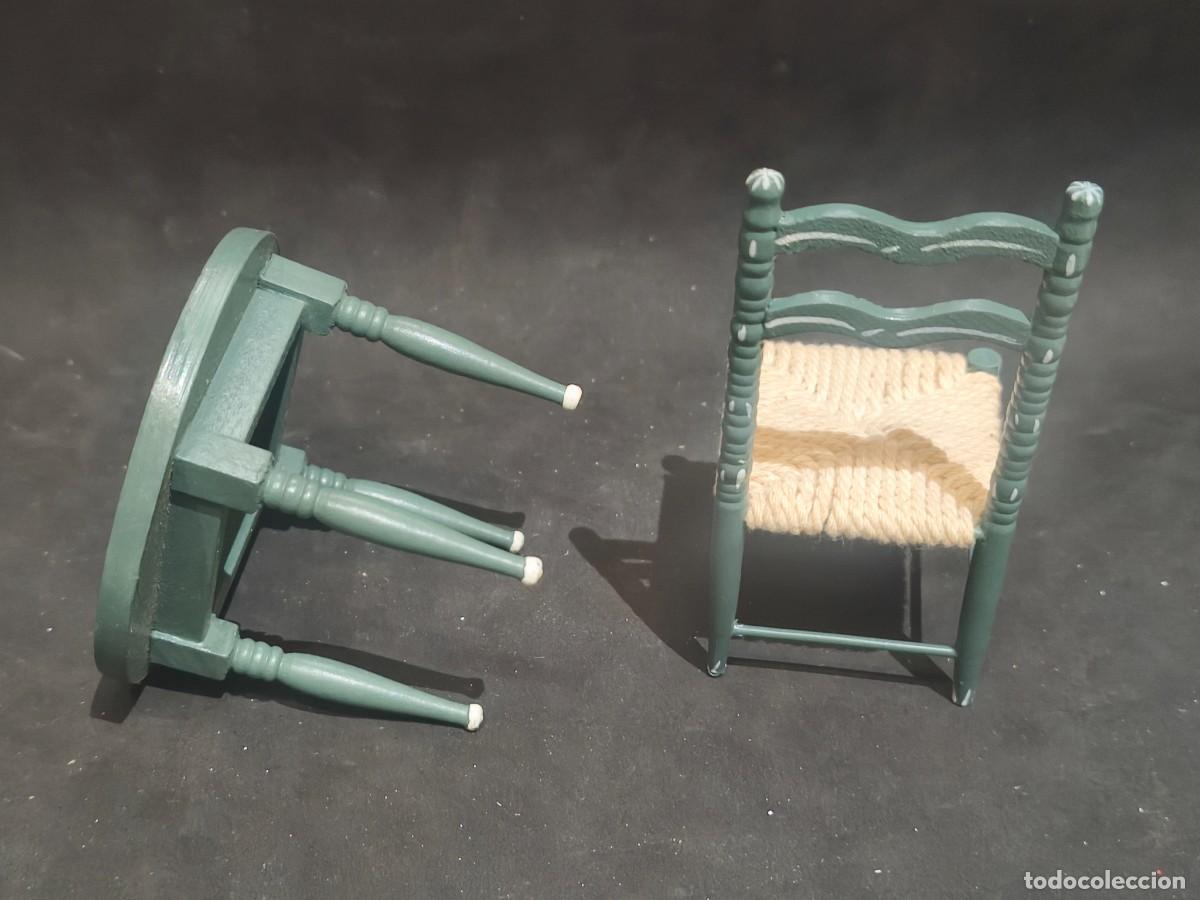 Casas de mu&ntilde;ecas: MESA Y SILLA CASA DE MU&Ntilde;ECAS , LEER DESCRIPCION - Foto 3