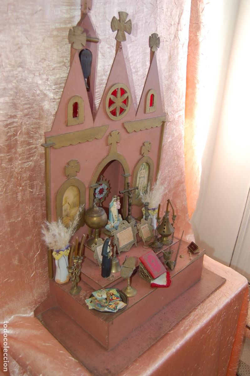 Casas de mu&ntilde;ecas: altar o ermita de d&eacute;nia 1940 - Foto 3