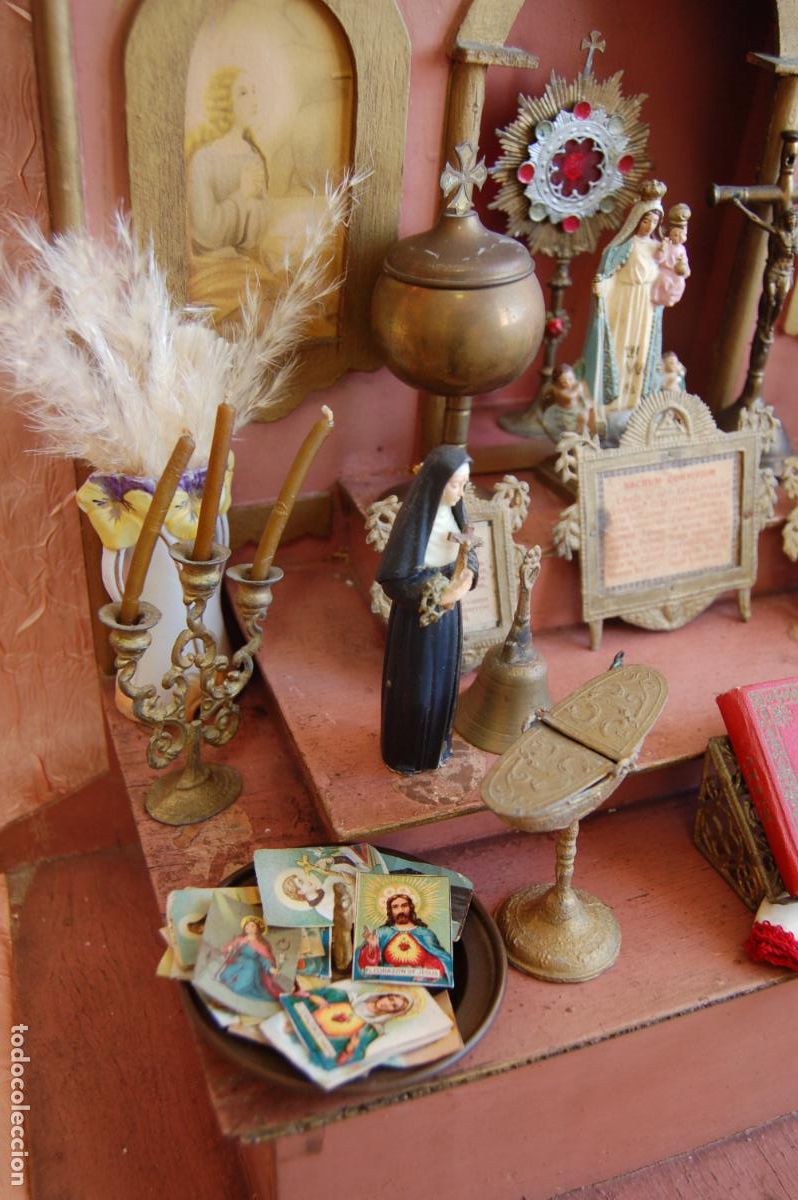 Casas de mu&ntilde;ecas: altar o ermita de d&eacute;nia 1940 - Foto 5