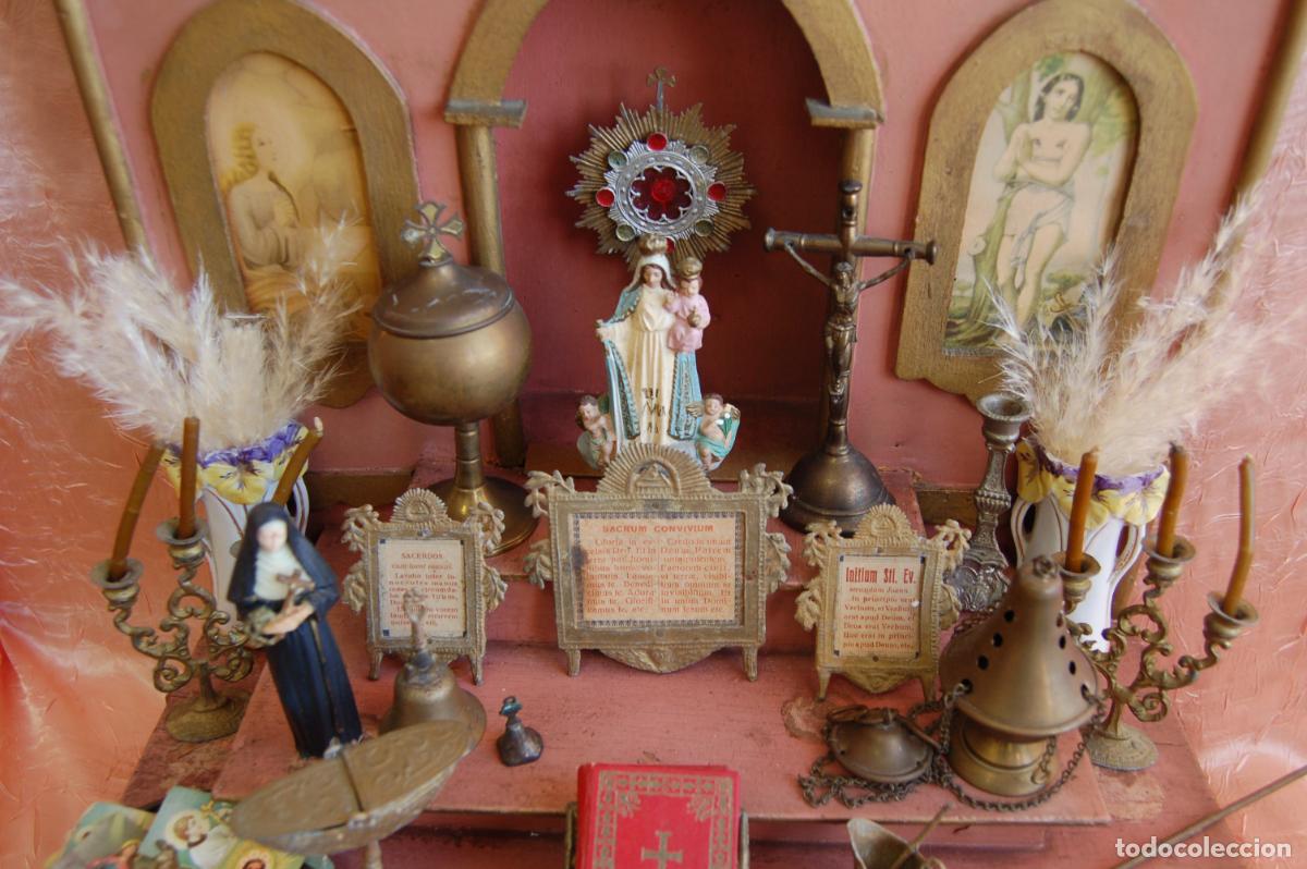 Casas de mu&ntilde;ecas: altar o ermita de d&eacute;nia 1940 - Foto 9