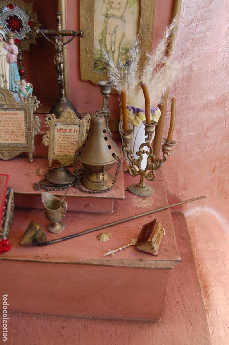 Casas de mu&ntilde;ecas: altar o ermita de d&eacute;nia 1940 - Foto 10